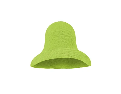 Bloom Crochet Sun Hat In Lime Green