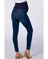 Pinkblush Maternity Navy Blue Skinny Jeans