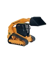 Big Country Toys 1/20 Track Skid Steer w/ Attachments & Flatbed Gooseneck Trailer