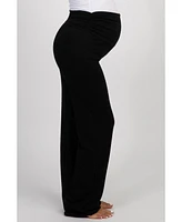 Pinkblush Maternity Black Foldover Lounge Pants