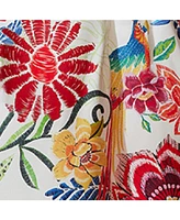 Cupshe Women's Vibrant Oasis Tropical Maxi Beach Dress