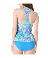 Beach House Women's Nina Ruffled Trim Tankini Top