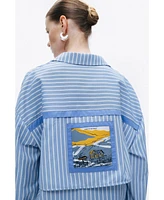 Nocturne Women's Shirt with Woven Label Details