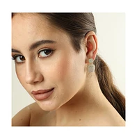 Sohi Women's Embellished Drop Earrings