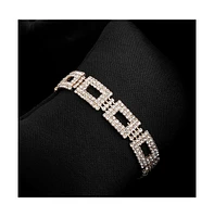 Sohi Women's Geometric Tennis Bracelet