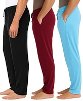 Galaxy By Harvic Men's 3-Pack Modern Fit Classic Lounge Pants