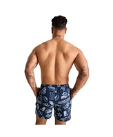 Chubbies Men's 5.5" Navy Dallas Cowboys The Neon Lined Classic Swim Trunks
