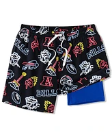 Chubbies Men's 5.5" Black Buffalo Bills The Neon Lined Classic Swim Trunks