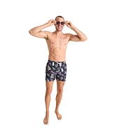 Chubbies Men's 5.5" Black Minnesota Vikings The Neon Lined Classic Swim Trunks