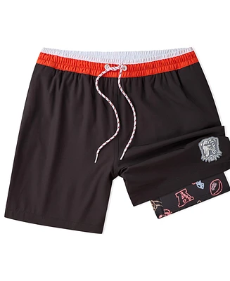 Chubbies Men's 5.5" Brown Cleveland Browns Lined Classic Swim Trunks