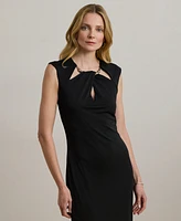 Lauren Ralph Women's Cutout Jersey Cocktail Dress