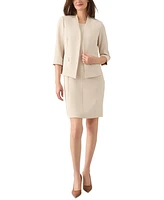 Kasper Crepe Cardigan Jacket, Regular & Petite Sizes