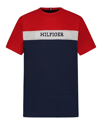 Tommy Hilfiger Big Boys Horizontal Short Sleeve T-Shirt