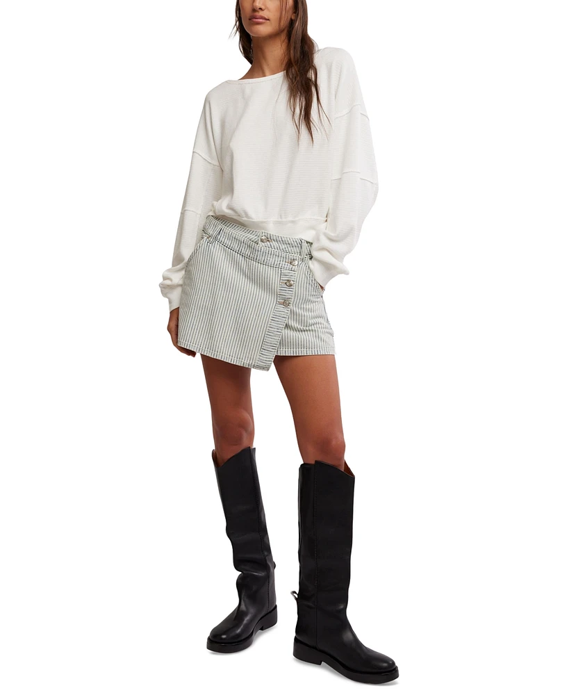Free People Wynne Railroad Skirt