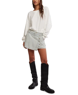 Free People Wynne Railroad Skirt