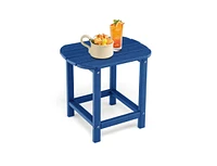Weather Resistant Side Table for Patio Garden or Yard Outdoor Accent Table