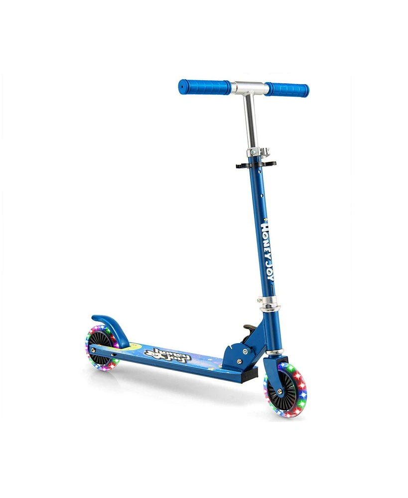 Folding Kick Scooter with 3 Adjustable Heights for Kids