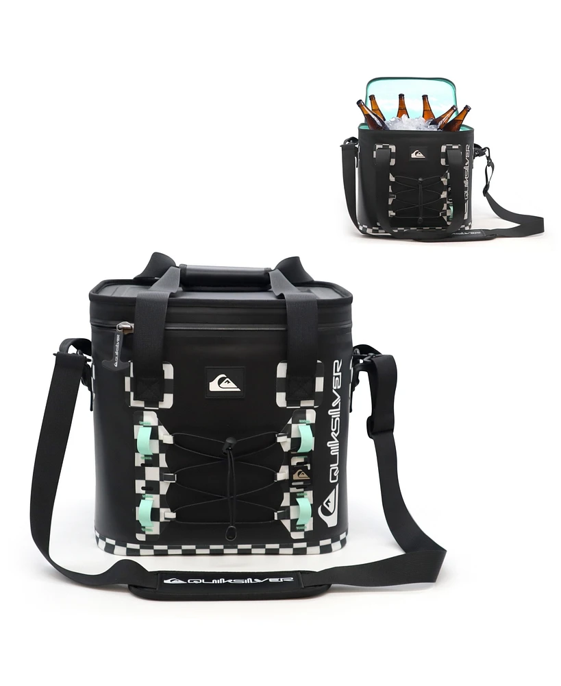 Quiksilver Shoreline Collection 48-72H 5 Layer Insulated Box Cooler with Adjustable Strap and Waterproof Zippers