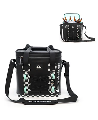 Quiksilver Shoreline Collection 48-72H 5 Layer Insulated Box Cooler with Adjustable Strap and Waterproof Zippers
