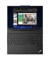 Lenovo ThinkPad E16 Gen 2 16" Wuxga Laptop, Amd Ryzen 5 7535U 2.9GHz, 8GB Ram, 256GB Ssd, Windows 11 Pro, Black