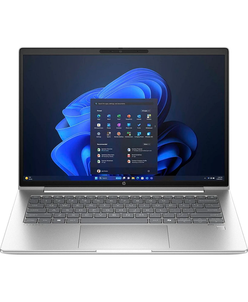 Hp ProBook 445 G11 14" Wuxga Laptop, Amd Ryzen 7 7735U 2.7GHz, 16GB Ram, 512GB Ssd, Windows 11 Pro, Pike Silver