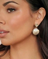 Ettika Santorini Shell Drop Earrings