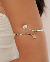 Ettika Santorini Shell Arm Cuff Bracelet