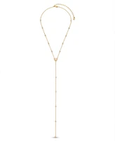 Ettika Santorini Shell Lariat Necklace