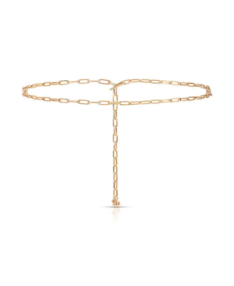 Ettika Paperclip Chain Hip Belt