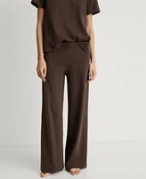 Mango Women's Plain Cotton Pajama Pants