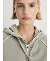 Mango Women's Velour Soft Touch Sweatshirt
