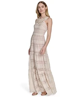 Eliza J Women's Jewel-Neck Sleeveless Maxi Dress