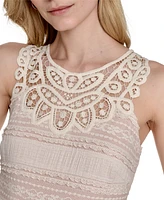 Eliza J Women's Jewel-Neck Sleeveless Maxi Dress
