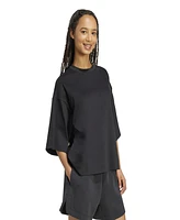 adidas Women's All Szn Soft Lux Loose Pull On T Shirt