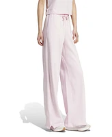 adidas Women's All Szn Fleece Loose Wide-Leg Pants