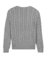 Members Only Men's Crew Neck Cable Knit Sweater