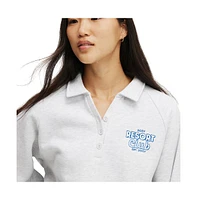Cotton On Women's Active Plush Graphic Polo