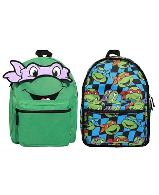 Teenage Mutant Ninja Turtles Interchangeable Characters 16.5" Reversible Backpack
