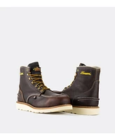 Thorogood Men's 1957 Series Waterproof 6" Briar Pitstop Moc Toe Work Boots for Men