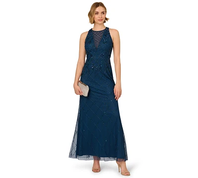Adrianna Papell Women's Embellished Mermaid Gown