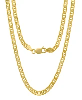 Steeltime Unisex 14K Gold Plated Mariner Superflat Necklace