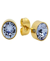 Steeltime Women's 18Kt Gold-Plated Stainless-Steel Stud Earrings