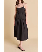 endless rose Women's Textured Maxi Dress