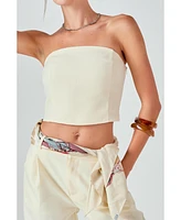 endless rose Women's Linen Tube Top