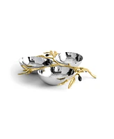 Michael Aram Olive Branch Triple Dish