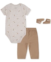 Nike Baby Boy Bodysuit, Waffle Pants & Socks, 3 Piece Gift Set