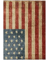 Addison Liberty Machine Washable LB1 3'x5' Area Rug Set