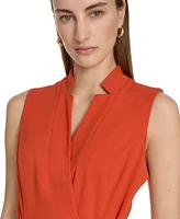 Calvin Klein Petite Sleeveless Midi Sheath Dress