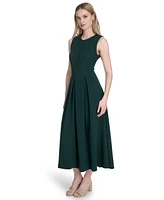 Calvin Klein Women's Sleeveless Midi A-Line Dress