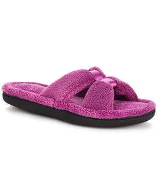 Isotoner Signature Women's Micro Terry X-Slide Slippers